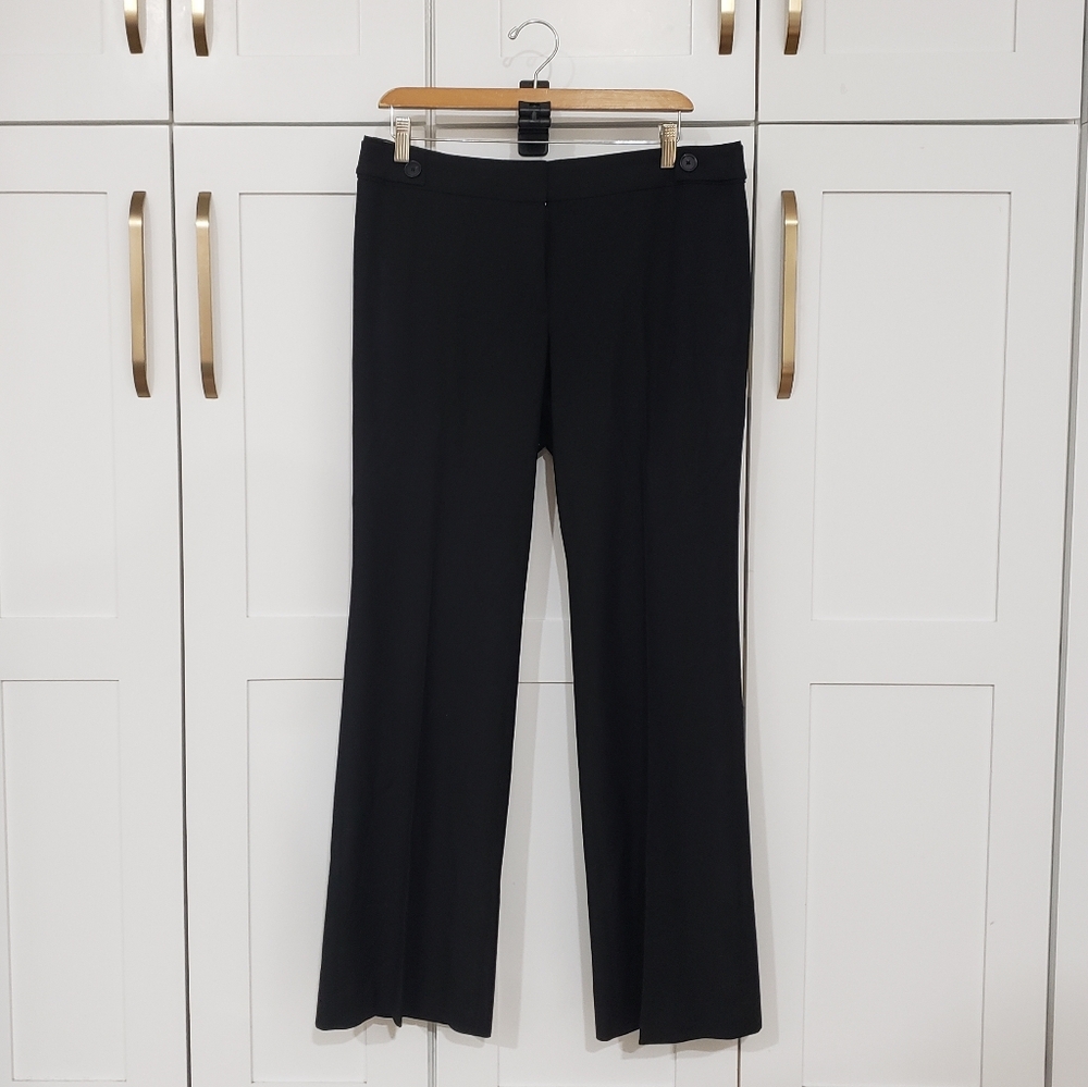 LOFT Classic Black Flare Pants